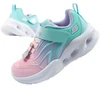 Skechers Color Breeze LED vaikiški sportiniai bateliai mergaitėms turkio spalvos
