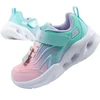 Skechers Color Breeze LED vaikiški sportiniai bateliai mergaitėms turkio spalvos