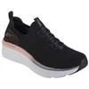 Skechers D'Lux Walker Tegul Švyti 149366-BKRG Juoda 36