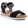 Skechers Espadrilės BOBS Adobe Princess W 113541-BLK Sandalai