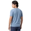 Skechers Go Dri All Day marškinėliai TS107-BLGY mėlyni L