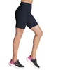 Skechers Go Flex Rib aukštu juosmeniu 8 colių dviratininko šortai SH32-BLK Juodi L