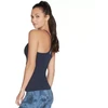 Skechers Go Walk viršutinis trikotažo suknelės tipo drabužis su sportinio kirpimo petnešėlėmis ir įmontuota liemenėlės atrama W1TT134-NVY, tamsiai mėlynas M
