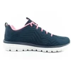 Skechers Graceful-Get moteriški sportiniai bateliai, patogūs, lengvi, kvėpuojantys, tamsiai mėlyni