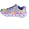 Skechers Heart Lights-Rainbow Lux 302308L-SMLT Pilka 27