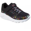 Skechers jaunimo sportiniai bateliai UNO LITE HEART CRAZE 314091L BKMT