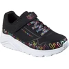 Skechers jaunimo sportiniai bateliai UNO LITE HEART CRAZE 314091L BKMT