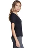 Skechers Pima marškinėliai su V formos iškirpte TP130-BLK Juodi M