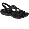 Skechers Reggae Slim Simply Stretch Sandaliai 163023-BLK Juodi 36