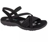 Skechers Reggae Slim - Vasaros karštis Basutės 163116-BBK Juodos 35