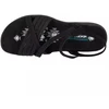 Skechers Reggae Slim - Vasaros karštis Basutės 163116-BBK Juodos 35