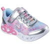 Skechers S-Lights Begalinės širdelių šviesos - Širdelės papuošalai 303261L-SMLT Sidabrinė/Įvairiaspalvė