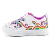 Skechers S-Lights Girls Twinkle Sparks Jumpin Clouds Jr 314809N-WMLT batai