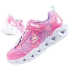Skechers S Lights-Heart patogūs LED sportiniai bateliai mergaitėms