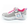 Skechers S Lights LED vaikiški batai mergaitėms su lipdukais, pilki