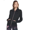 Skechers Skechcloud striukė be kapišono WJA288-BLK Juoda L