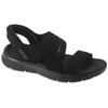Skechers Slip-Ins: Go Walk Flex Sandalai - Patrauklūs 141482-BBK Juodi 36