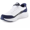 Skechers Slip-ins: Kontūrinis putplastis - Jaukus prigludimas 232619-WNV Balti/Tamsiai mėlyni