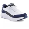 Skechers Slip-ins: Kontūrinis putplastis - Jaukus prigludimas 232619-WNV Balti/Tamsiai mėlyni