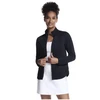 Skechers The Hoodless Hoodie GoWalk Shine Striukė JA78-BLK Juoda M