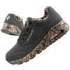 Skechers Uno-Loving Love moteriški sportiniai kedai, madingi juodi