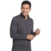 Skechers Weekend Easy 1/4 užtrauktuku segamas džemperis LT269-BKCC, juodas, L dydis