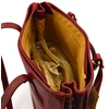Skórzana elegancka shopperbag pojemna na ramię su kieszeniami Florence