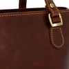 Skórzana elegancka shopperbag pojemna na ramię su kieszeniami Florence