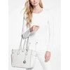 Skórzana torebka tote Michael Kors 30S2S6AT2L, optinė biel