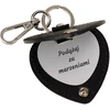 Skórzany Pakabutis serce su Twoim napisem personalizowany prezent E25s164