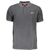 SLAZENGER KOSZULKA POLO Z KRÓTKIM RĘKAWEM MĘSKA Pilka
