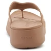 Šlepetės per pirštą CROCS GATAWAY PLATFORM FLIP, pieninio šokolado spalva, 209410-2JJ