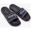 Šlepetės vyrams juodos WRANGLER