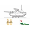 Sluban M1A2 SEP V2 Abrams kovinio tanko konstruktorius – 781 detalių, 29 cm, 6+