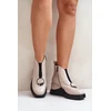 Smėlio spalvos aulinukai su platforma Step in style