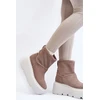 Smėlio spalvos aulinukai su platforma Step in style