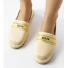 Smėlio spalvos espadrilės Big Star