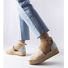 Smėlio spalvos espadrilės su blizgučiais Myasia