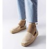 Smėlio spalvos espadrilės su blizgučiais Myasia