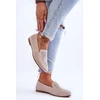 Smėlio spalvos mokasinai su ažūriniu raštu Step in style