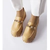Smėlio spalvos platforminiai mokasinai Frisco