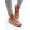 Smėlio spalvos zomšos imitacijos mokasinai Step in style