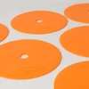 SMJ sport ZPO-O plokšti lauko žymekliai - apvalūs, 15 cm, 12 vnt. oranžiniai