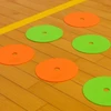 SMJ sport ZPO-O plokšti lauko žymekliai - apvalūs, 15 cm, 12 vnt. oranžiniai