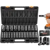 Smūginių galvučių rinkinys VEVOR 1/2"-26PC/DEEP LH-2126D, 26 dalių