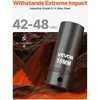 Smūginių galvučių rinkinys VEVOR 1/2"-26PC/DEEP LH-2126D, 26 dalių