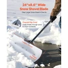 VEVOR Plastikinis sniego stumdymo kastuvas 61 cm