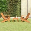 Lauko baldų komplektas Sodo adirondack komplektas, 3 dalių, akacijos medienos masyvas