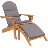 Lauko baldų komplektas Sodo adirondack komplektas, 3 dalių, akacijos medienos masyvas