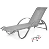Sodo gultas HECHT SOFIA LOUNGER, aliuminis